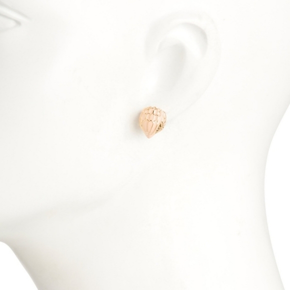🔹️Kurt Geiger 🔹️Pink Enamel Eagle Stud Earrings and Dust Bag NWT - Picture 3 of 5